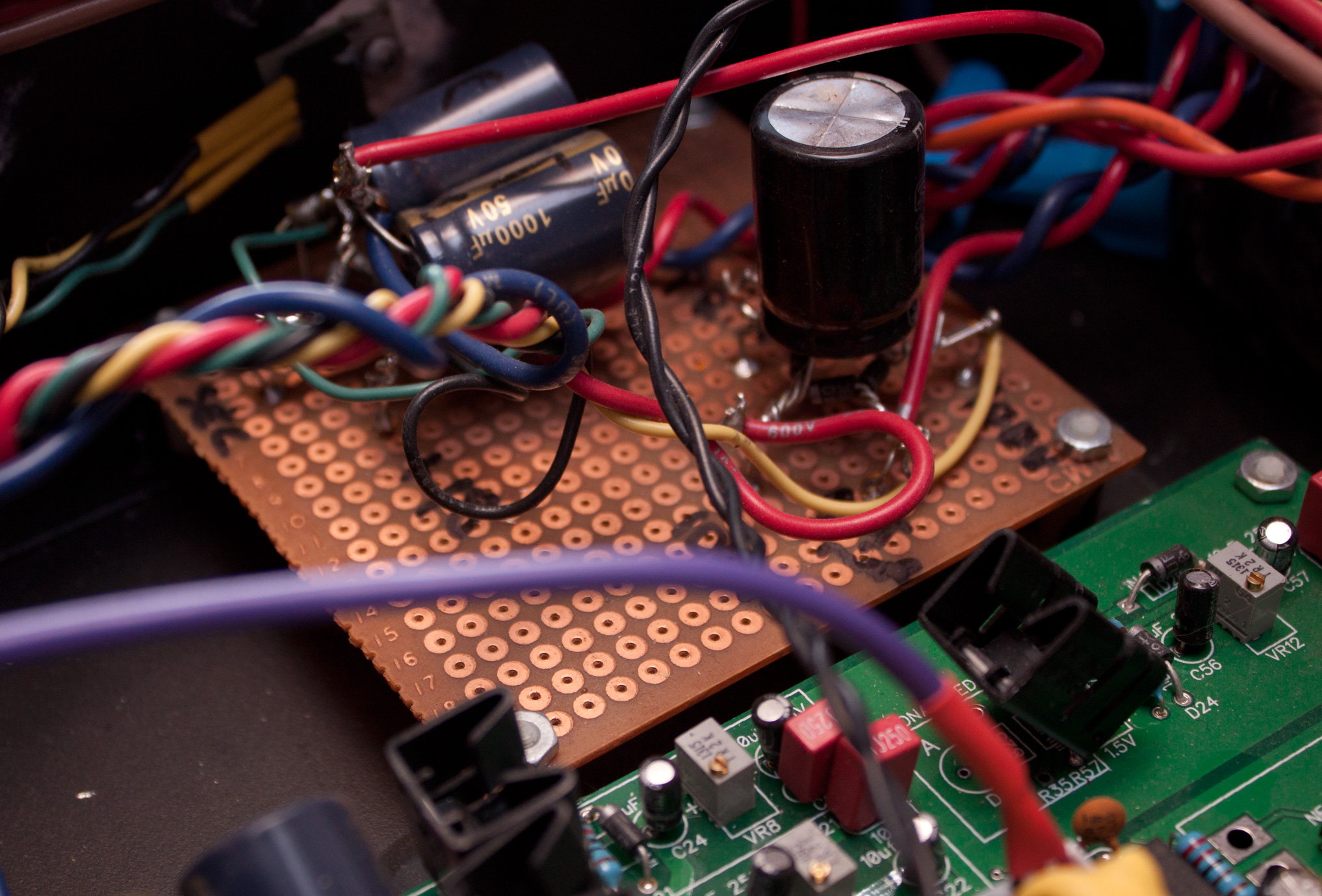 Rev 1 off-board power filtering mod